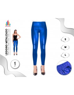 LEGGING METALIZADO AZUL OSC...