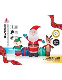 Muñeco navideño hinchable...