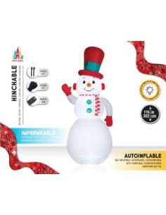 Muñeco de nieve hinchable 3m