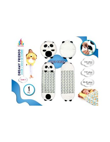 Saco de dormir con cojín Panda