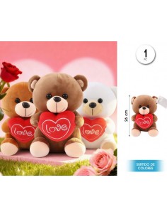 Peluche oso love 26cm