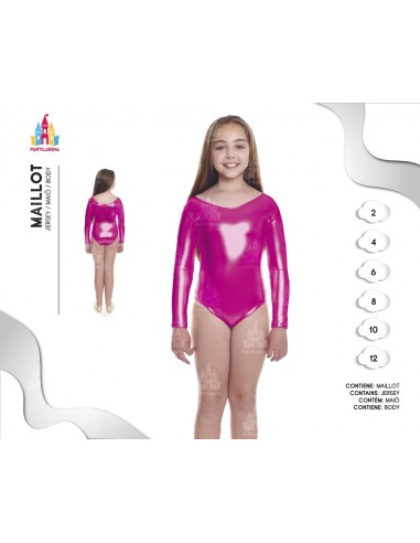 MAILLOT FUCSIA METAL INF